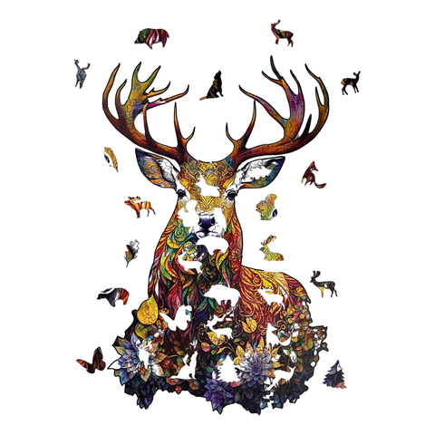 Wooden puzzle Deer