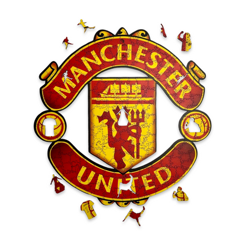 Drevené puzzle Manchester United