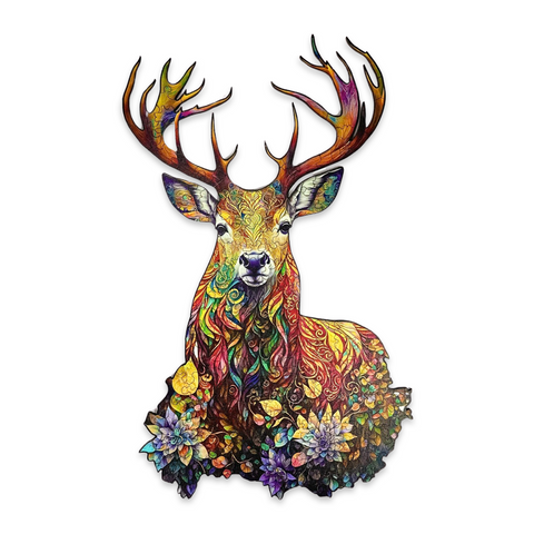 Wooden puzzle Deer