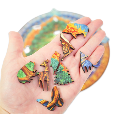 Sacred Grove Tree wooden puzzle 