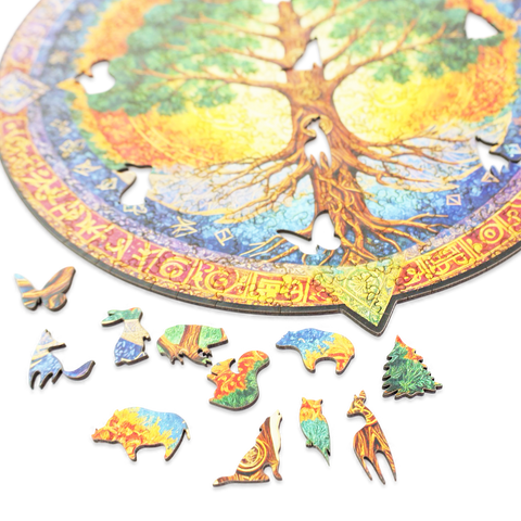 Sacred Grove Tree wooden puzzle 