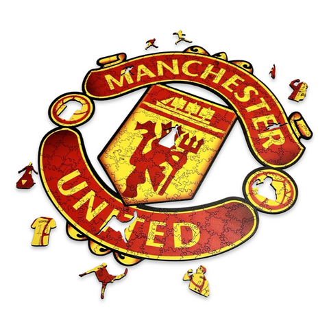 Drevené puzzle Manchester United