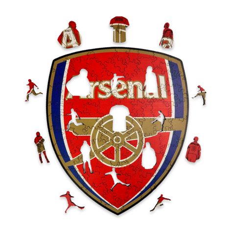 Drevené puzzle Arsenal FC