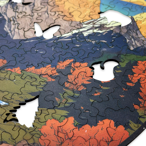 Mountain Valley wooden puzzle