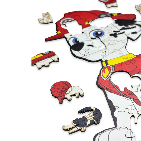 Dalmatian dog wooden puzzle