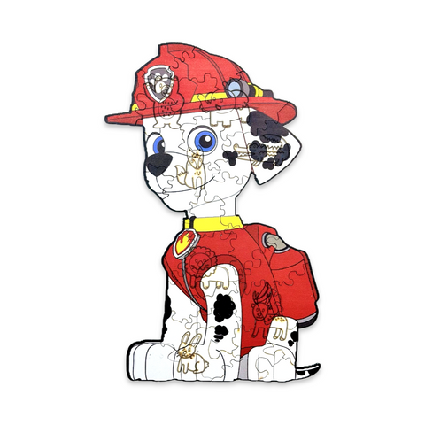 Dalmatian dog wooden puzzle