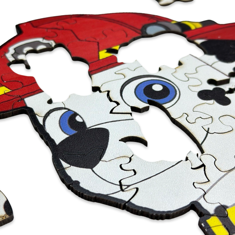 Dalmatian dog wooden puzzle