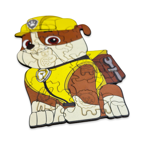 Wooden Puzzle Dog Bulldog