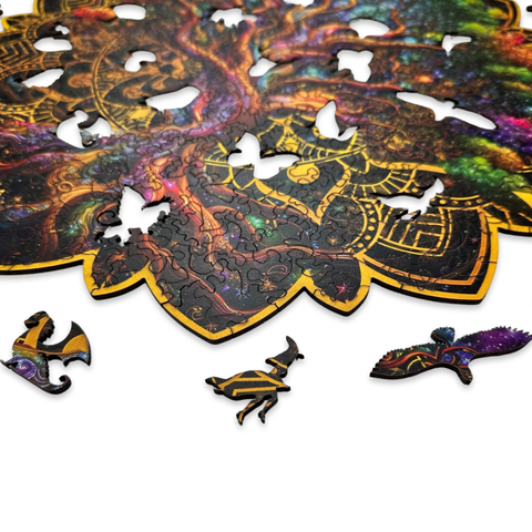 Drevené puzzle Tatra Space Oak