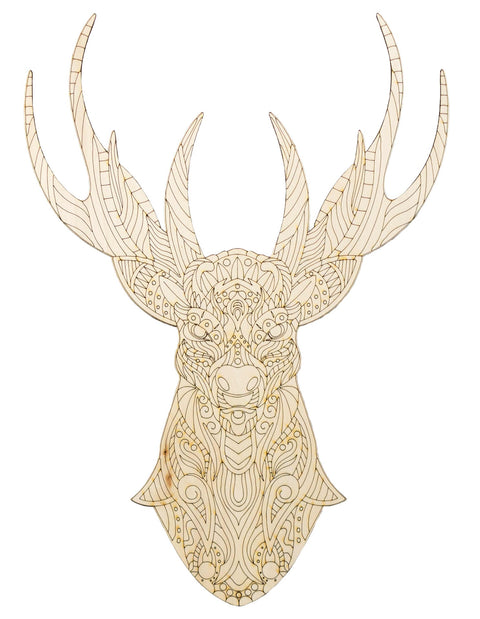 Maľka Mandala Golden deer