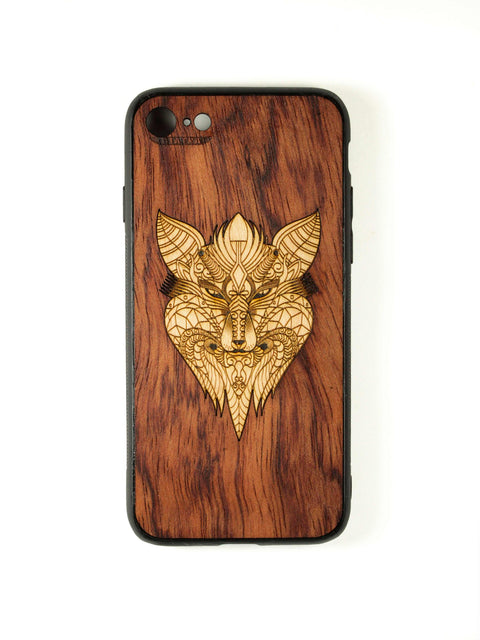 Drevený obal na Huawei  - Magic Wolf