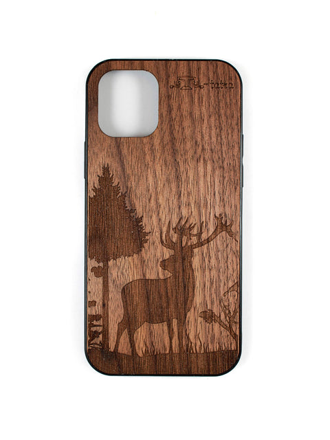 Drevený obal na iPhone Háj Orech