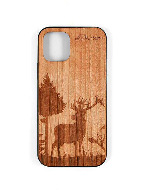 Drevený obal na iPhone Háj Čerešňa