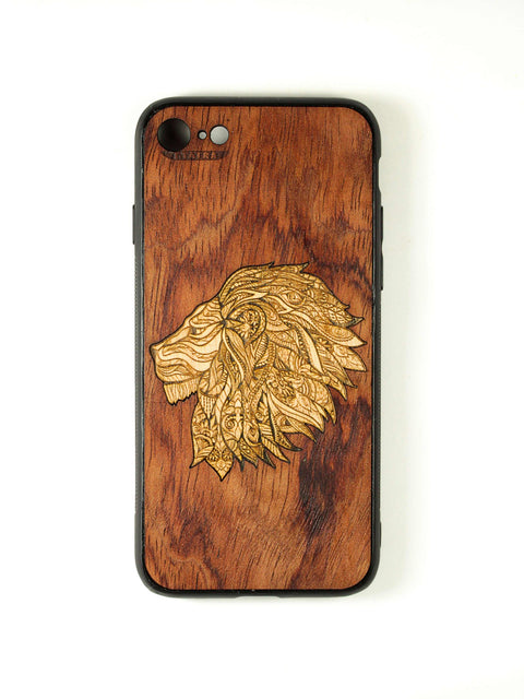 Drevený obal na Huawei  - Magic Lion