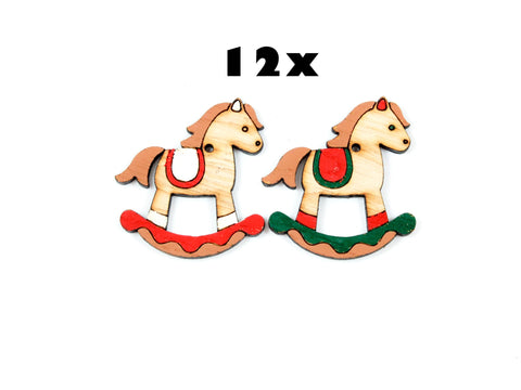 Set di cavallini a dondolo